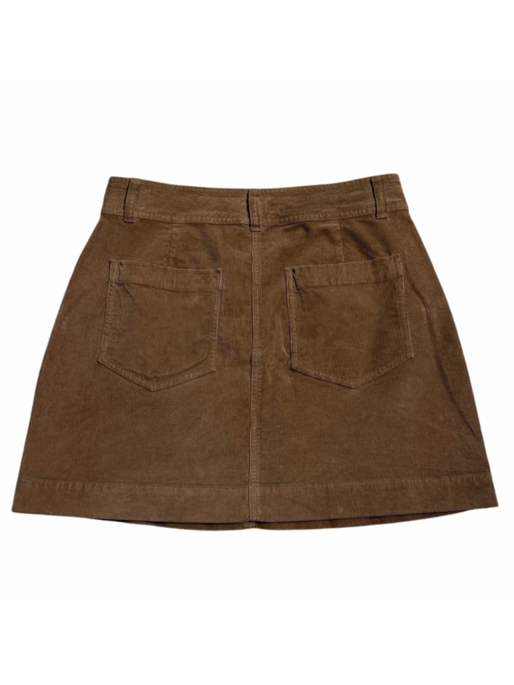 Faherty Stretch Corduroy Mini Skirt Organic Cotton Size 8 - Picture 6 of 8